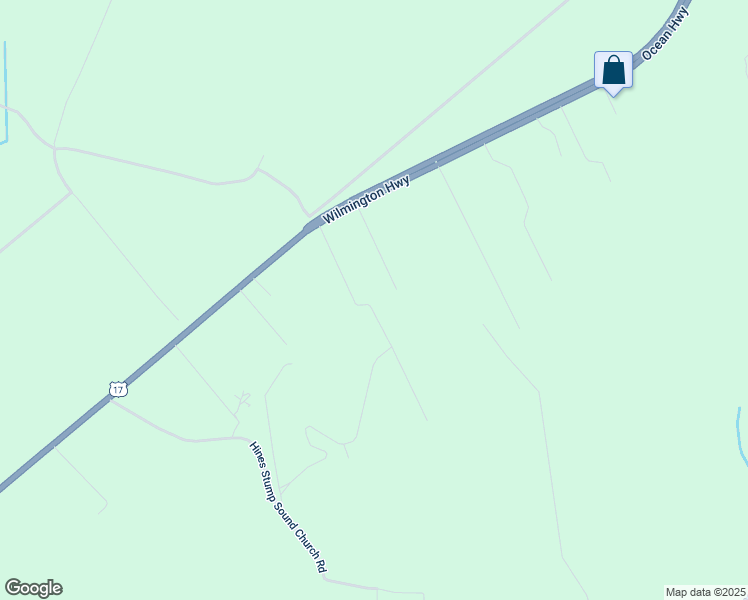 map of restaurants, bars, coffee shops, grocery stores, and more near 165 Graham Lane in Holly Ridge