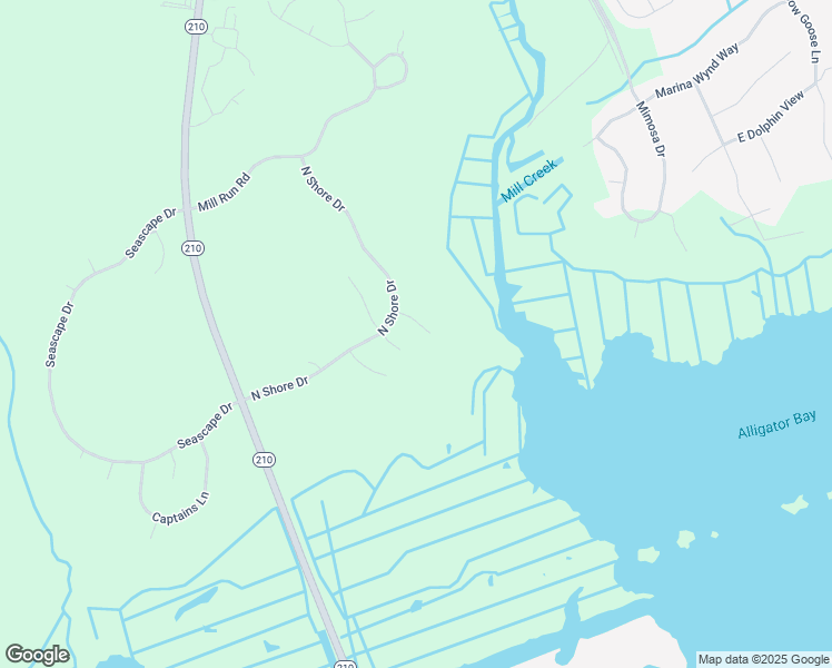 map of restaurants, bars, coffee shops, grocery stores, and more near 406 Sawgrass Cove in Sneads Ferry