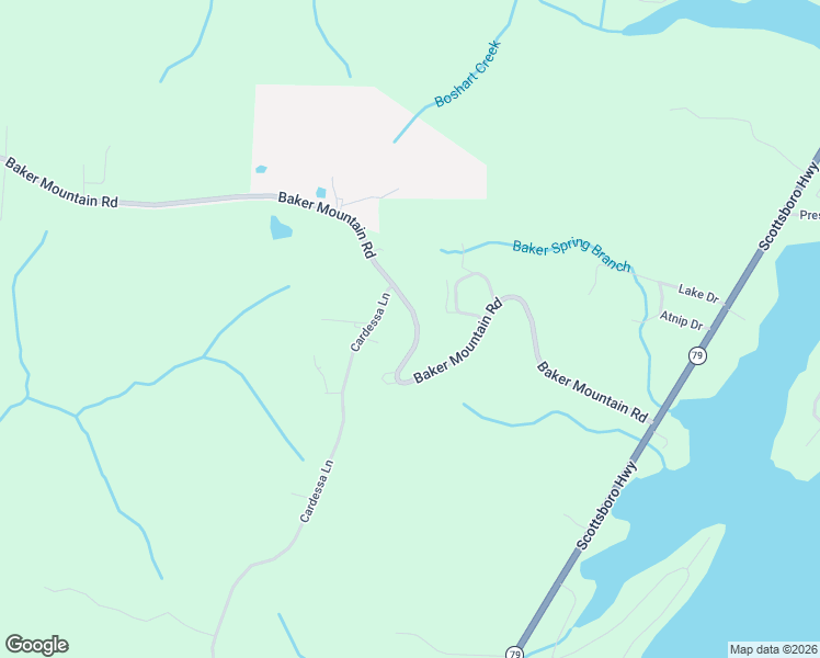 map of restaurants, bars, coffee shops, grocery stores, and more near 97 Cardessa Lane in Grant