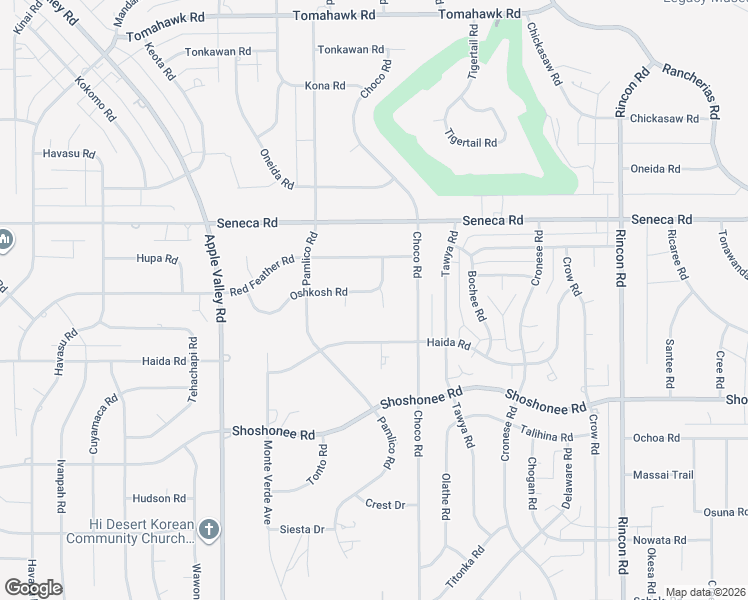 map of restaurants, bars, coffee shops, grocery stores, and more near 19665 Oshkosh Court in Apple Valley