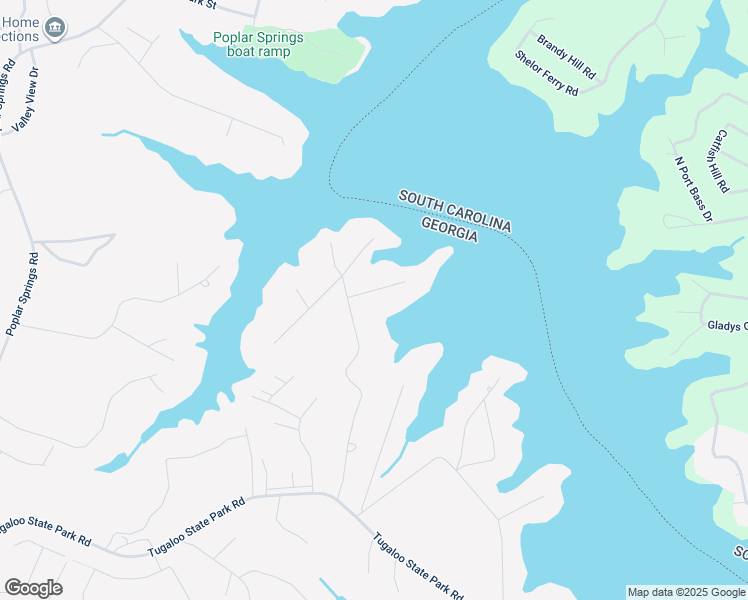 map of restaurants, bars, coffee shops, grocery stores, and more near 58 Blue Water Place in Lavonia