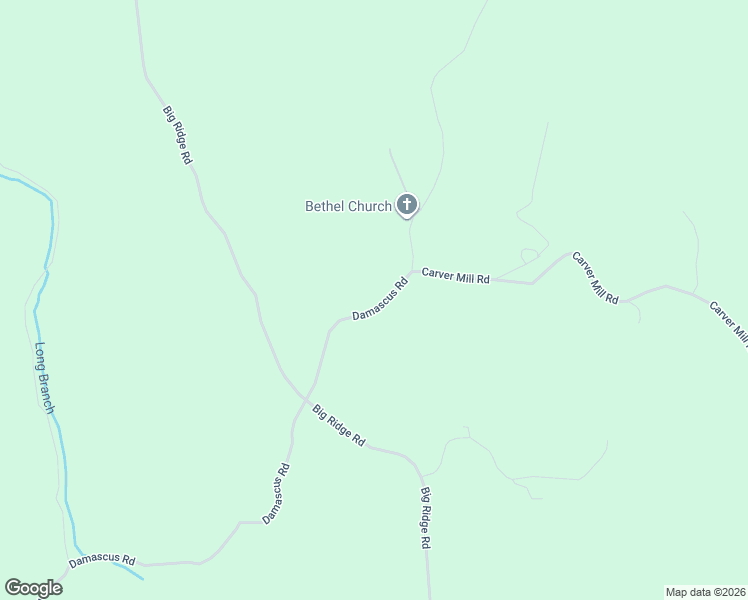 map of restaurants, bars, coffee shops, grocery stores, and more near 50 Bethel Road in Talking Rock