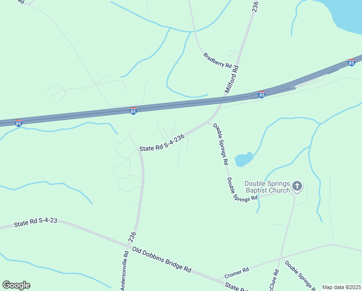 map of restaurants, bars, coffee shops, grocery stores, and more near 835-839 Milford Road in Townville