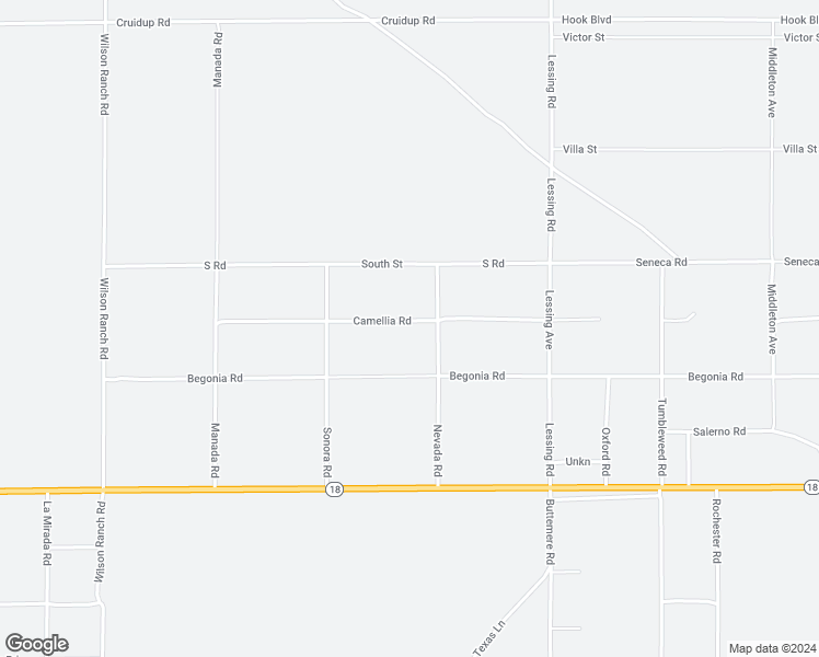 map of restaurants, bars, coffee shops, grocery stores, and more near 14382 Nevada Road in Phelan