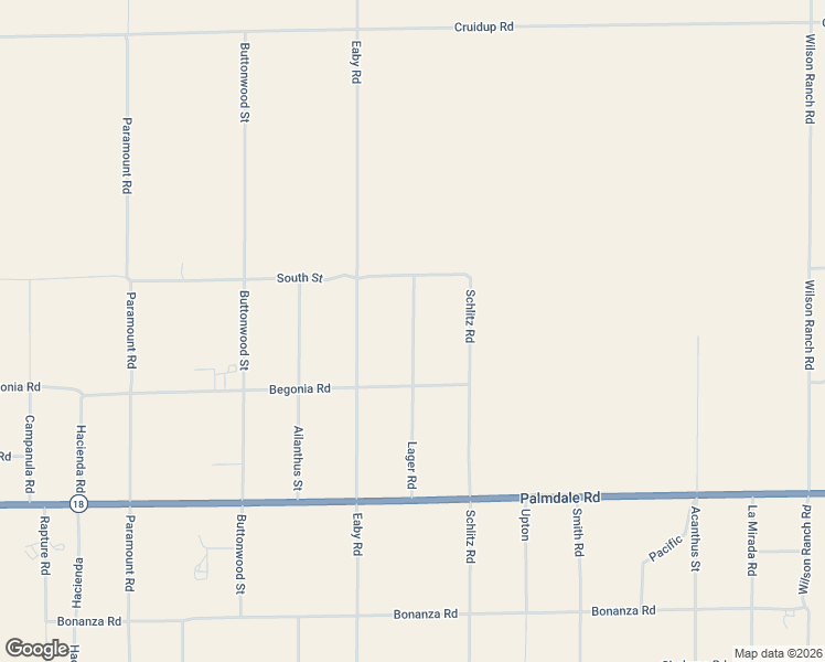 map of restaurants, bars, coffee shops, grocery stores, and more near 14372 Lager Road in Phelan