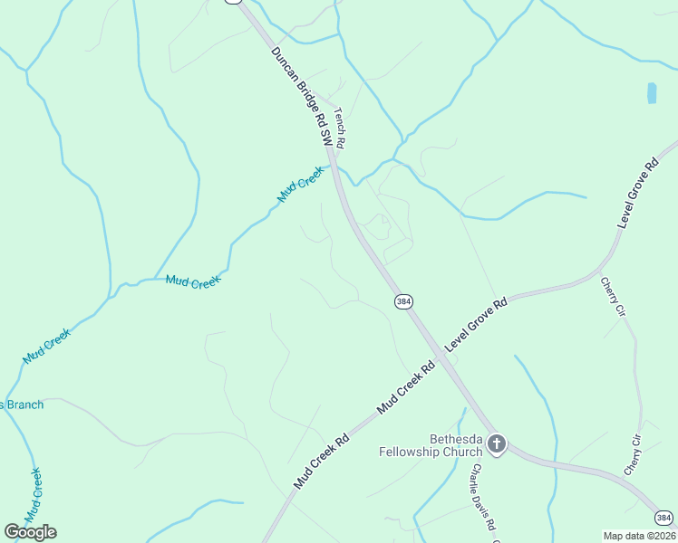 map of restaurants, bars, coffee shops, grocery stores, and more near 400-498 Beachwood Drive in Cornelia