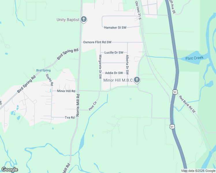 map of restaurants, bars, coffee shops, grocery stores, and more near 4711 Pineywood Drive Southwest in Decatur