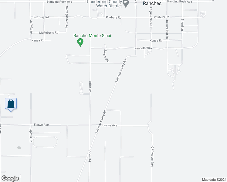 map of restaurants, bars, coffee shops, grocery stores, and more near 14323 Fairview Valley Road in Apple Valley