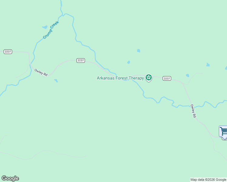 map of restaurants, bars, coffee shops, grocery stores, and more near 601 Owley Road in Mount Ida