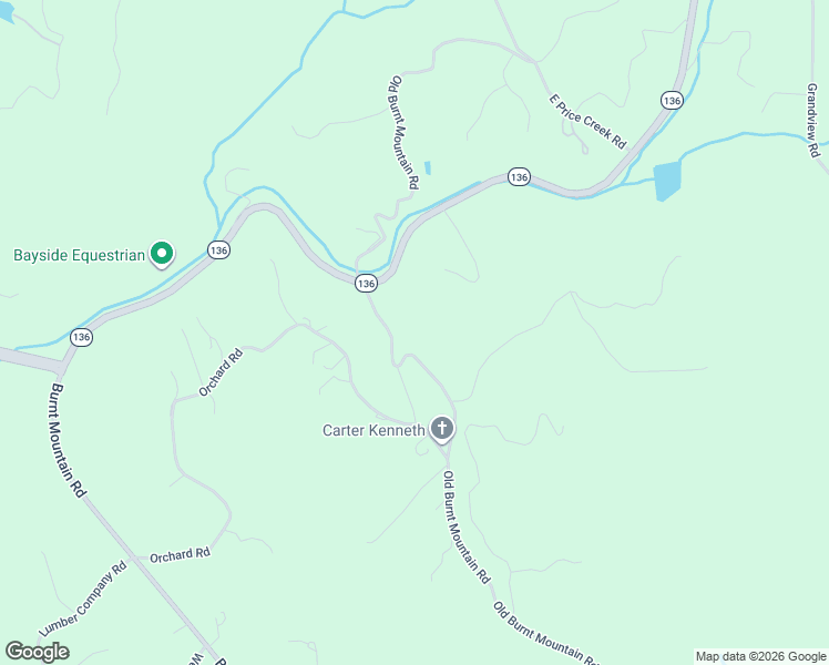map of restaurants, bars, coffee shops, grocery stores, and more near 3280 Old Burnt Mountain Road in Jasper