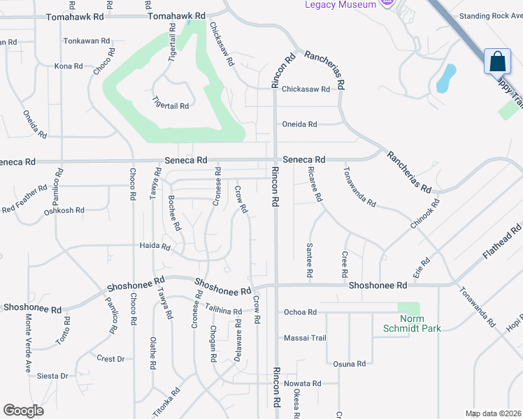map of restaurants, bars, coffee shops, grocery stores, and more near 14337 Crow Road in Apple Valley