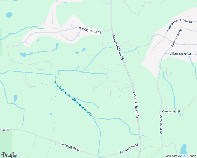 map of restaurants, bars, coffee shops, grocery stores, and more near 2618 Summerwind Drive Southeast in Decatur