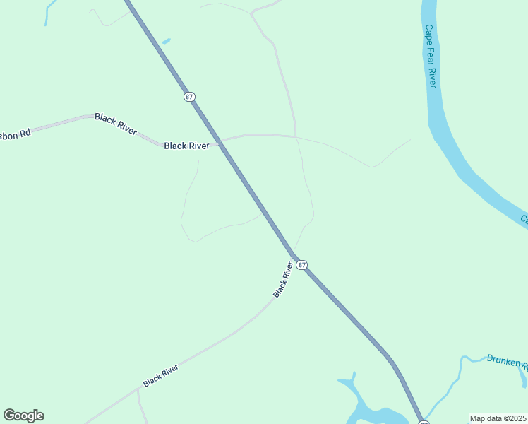map of restaurants, bars, coffee shops, grocery stores, and more near North Carolina 87 in Council