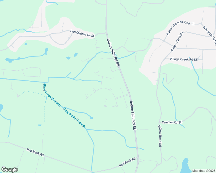 map of restaurants, bars, coffee shops, grocery stores, and more near 2705 Summerwind Drive Southeast in Decatur
