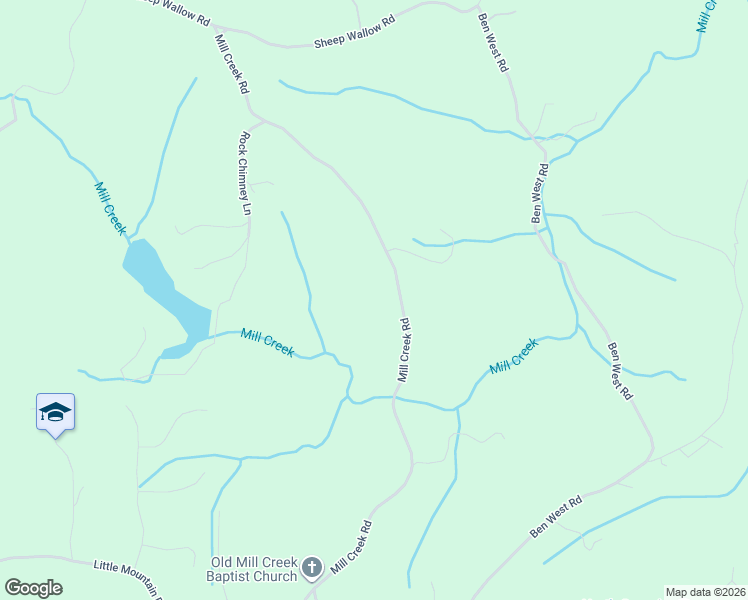 map of restaurants, bars, coffee shops, grocery stores, and more near 517 Rock Chimney Lane in Dahlonega