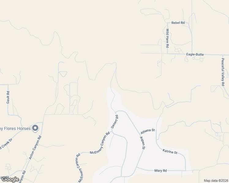 map of restaurants, bars, coffee shops, grocery stores, and more near 34670 Desert Road in Acton