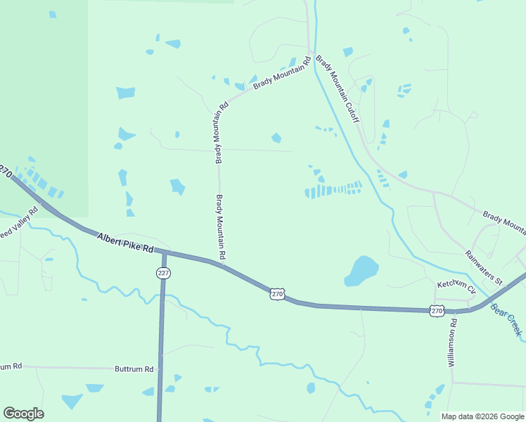 map of restaurants, bars, coffee shops, grocery stores, and more near 240 Brady Mountain Road in Royal