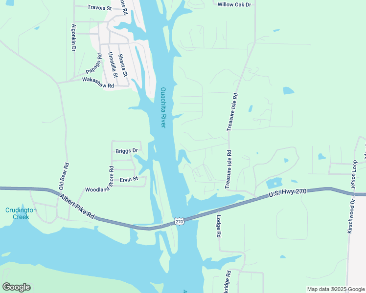 map of restaurants, bars, coffee shops, grocery stores, and more near 200 River Heights Terrace in Hot Springs