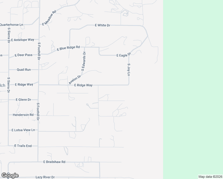 map of restaurants, bars, coffee shops, grocery stores, and more near 14563-14655 East Ridge Way in Dewey-Humboldt