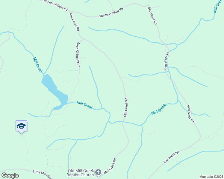 map of restaurants, bars, coffee shops, grocery stores, and more near 517 Rock Chimney Lane in Dahlonega