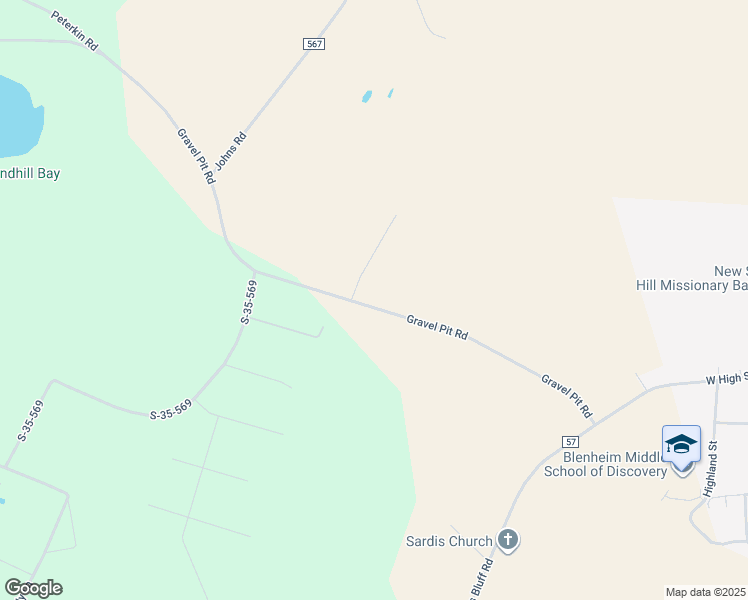 map of restaurants, bars, coffee shops, grocery stores, and more near 525 Gravel Pit Road in Bennettsville