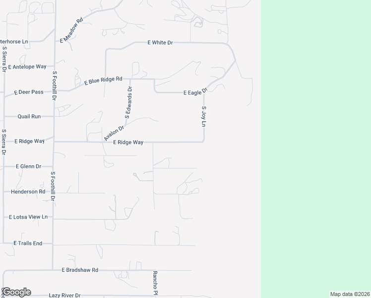 map of restaurants, bars, coffee shops, grocery stores, and more near 14638 East Ridge Way in Dewey-Humboldt