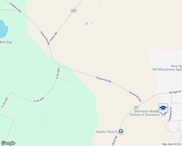 map of restaurants, bars, coffee shops, grocery stores, and more near 525 Gravel Pit Road in Bennettsville