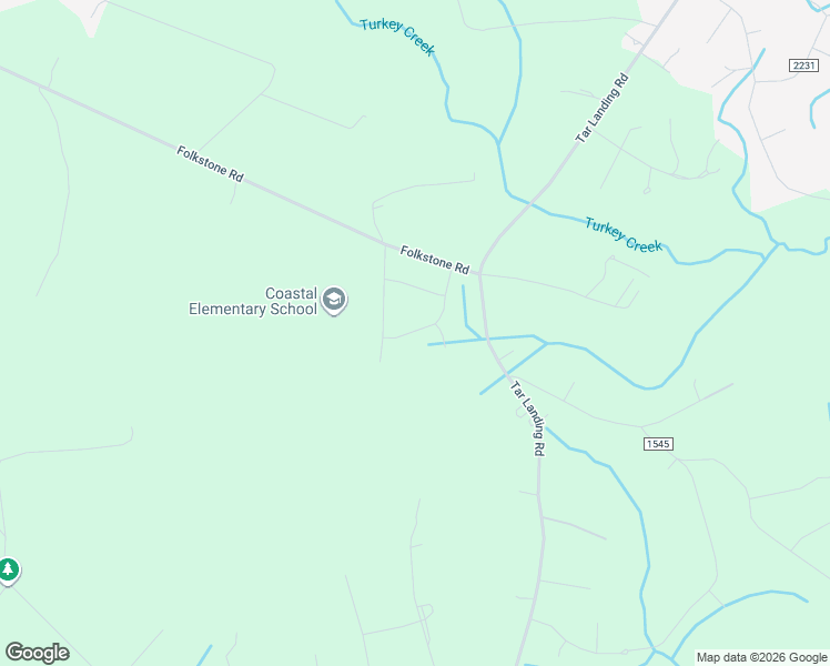 map of restaurants, bars, coffee shops, grocery stores, and more near 310 Tar Landing Road in Holly Ridge