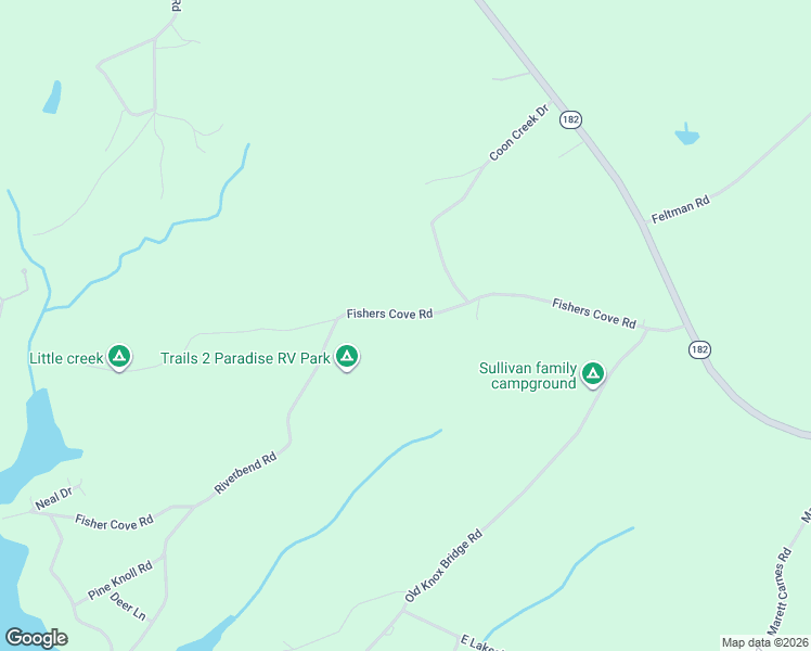 map of restaurants, bars, coffee shops, grocery stores, and more near 237 Fishers Cove Road in Fair Play