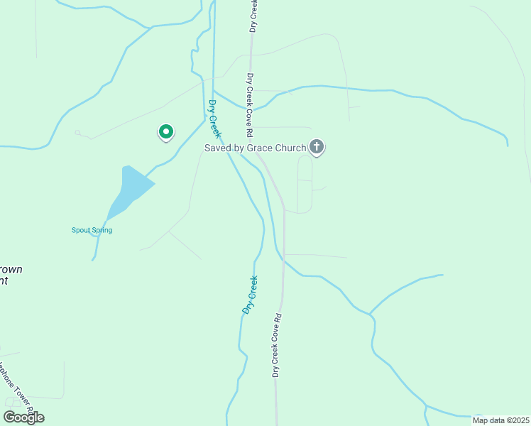 map of restaurants, bars, coffee shops, grocery stores, and more near 633 Dry Creek Cove Road in Union Grove