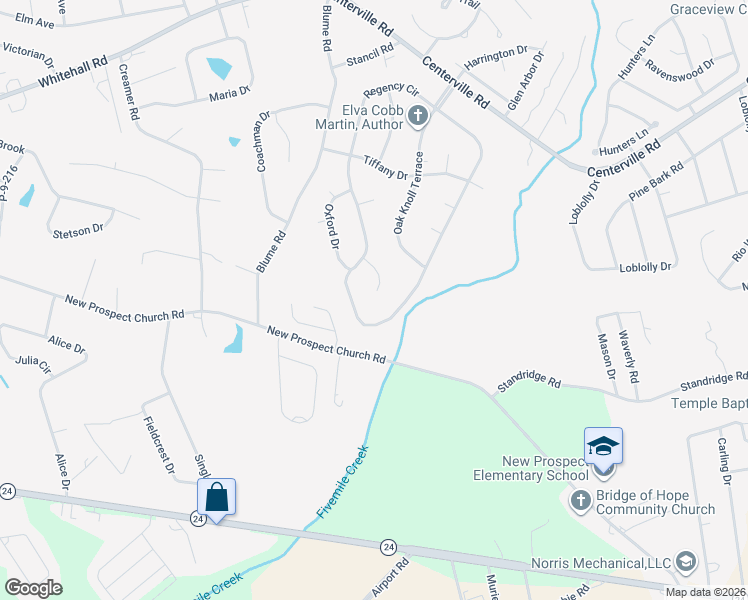 map of restaurants, bars, coffee shops, grocery stores, and more near 106 Roxbury Court in Anderson