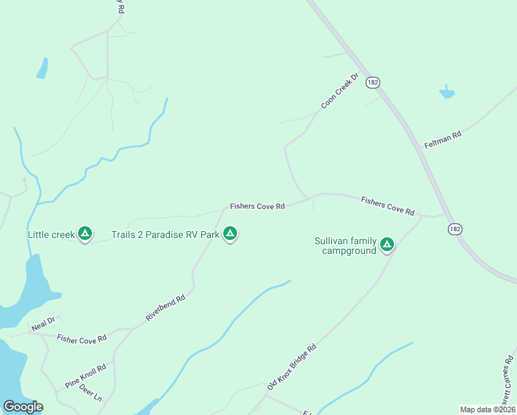 map of restaurants, bars, coffee shops, grocery stores, and more near 237 Fishers Cove Road in Fair Play