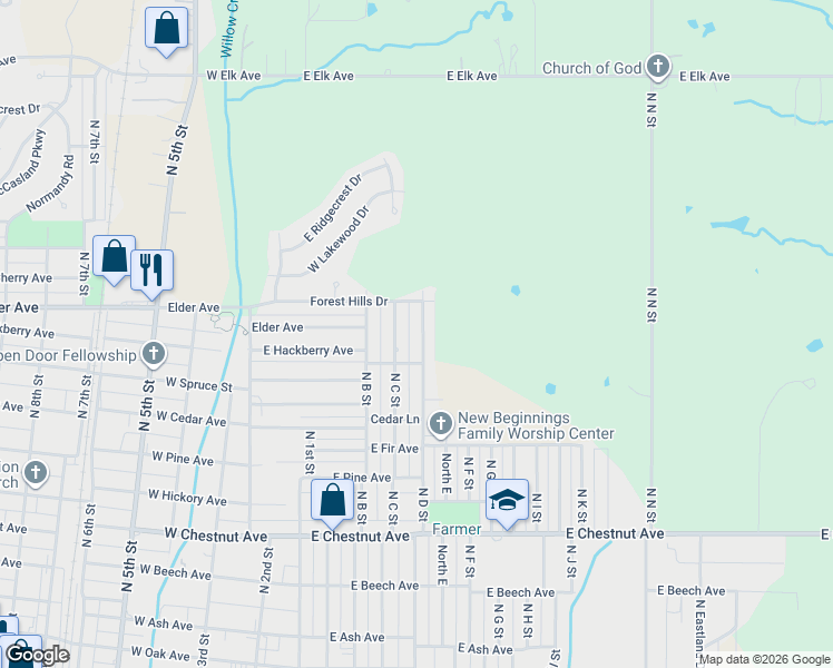 map of restaurants, bars, coffee shops, grocery stores, and more near 1009 Devonwood Avenue in Duncan