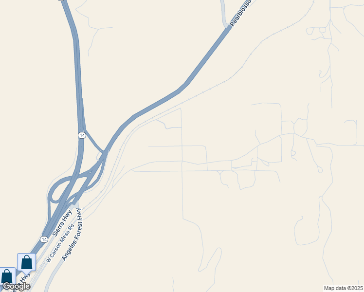map of restaurants, bars, coffee shops, grocery stores, and more near North Rough Road in Palmdale