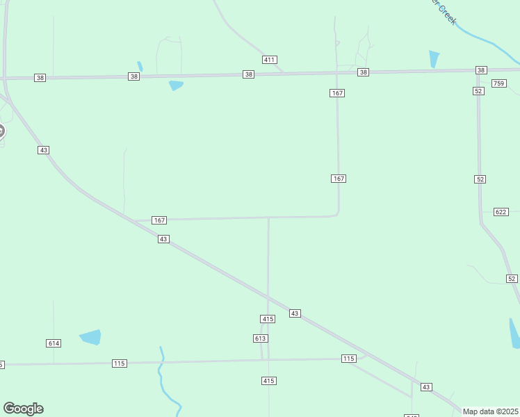 map of restaurants, bars, coffee shops, grocery stores, and more near 454 County Road 167 in Section