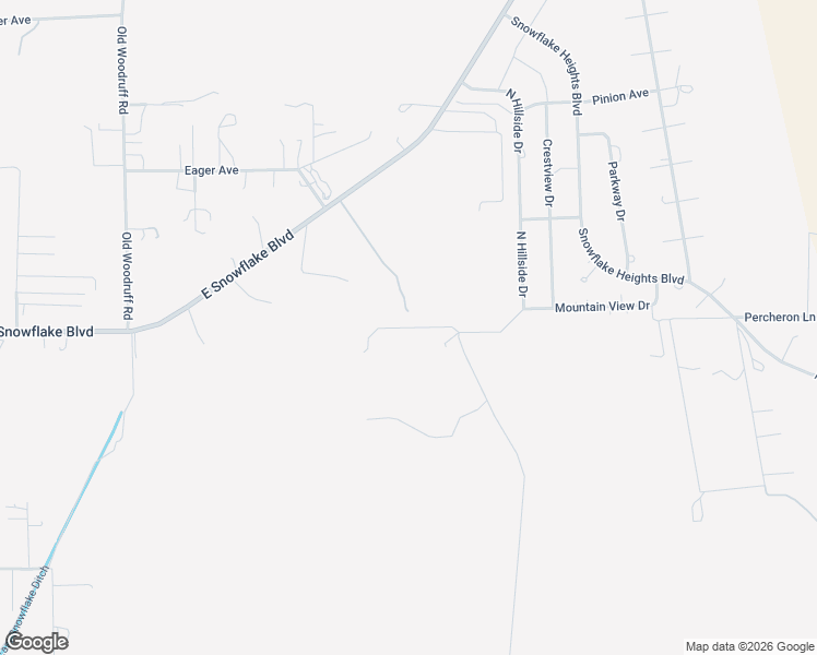 map of restaurants, bars, coffee shops, grocery stores, and more near 20th East in Snowflake