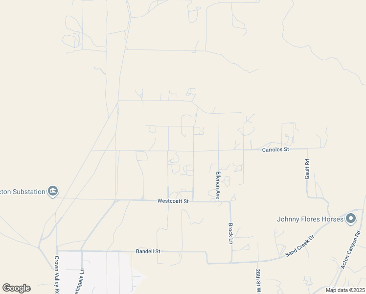 map of restaurants, bars, coffee shops, grocery stores, and more near 34821 Katherinel Avenue in Acton