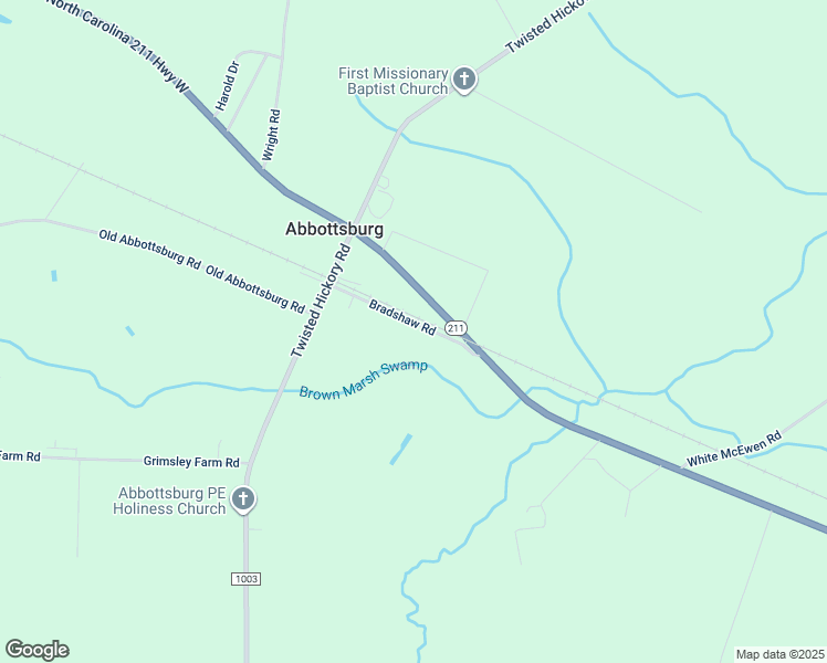 map of restaurants, bars, coffee shops, grocery stores, and more near 169 Bradshaw Road in Bladenboro