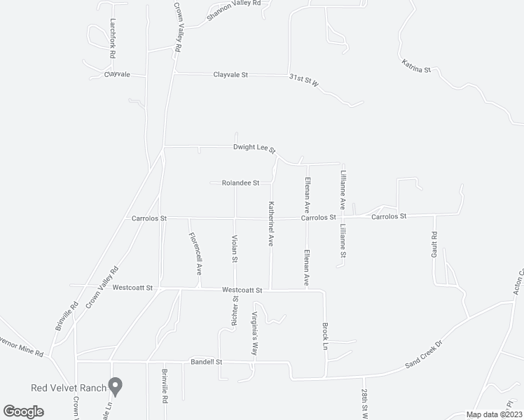 map of restaurants, bars, coffee shops, grocery stores, and more near 34821 Katherinel Avenue in Acton