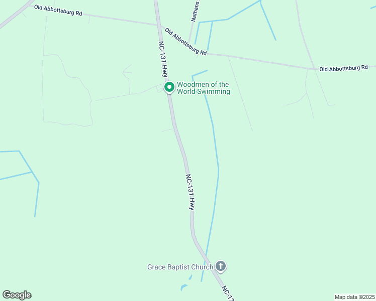 map of restaurants, bars, coffee shops, grocery stores, and more near 16417 North Carolina 131 Highway in Bladenboro