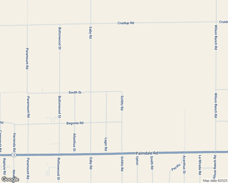 map of restaurants, bars, coffee shops, grocery stores, and more near South Street in San Bernardino County