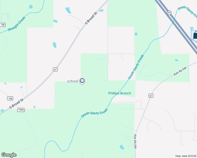 map of restaurants, bars, coffee shops, grocery stores, and more near 806 Sears Avenue in Fyffe