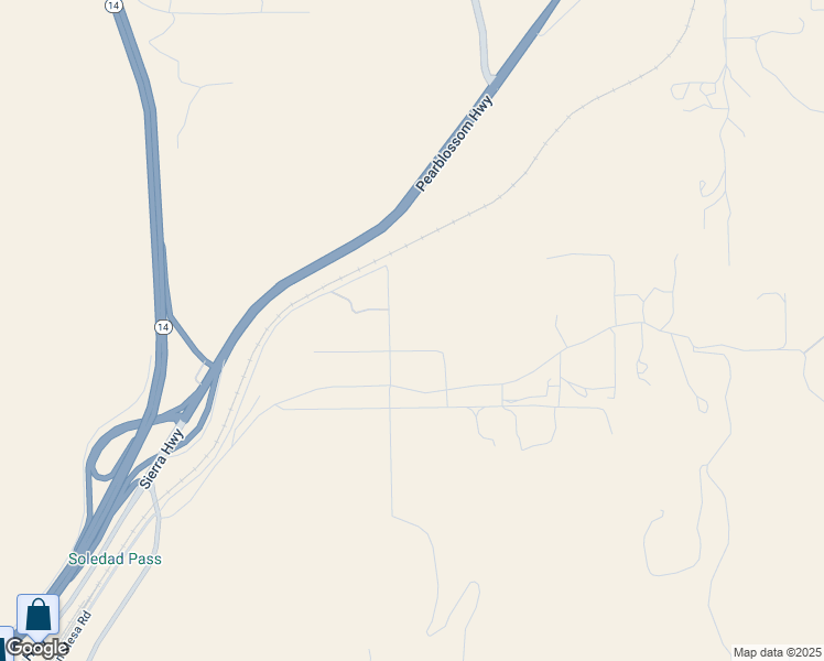 map of restaurants, bars, coffee shops, grocery stores, and more near North Rough Road in Palmdale