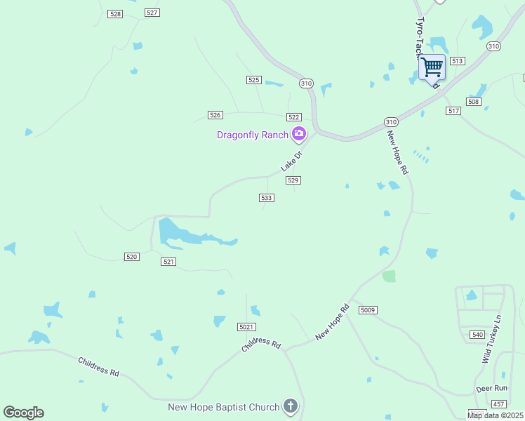 map of restaurants, bars, coffee shops, grocery stores, and more near 19 County Road 533 in Como