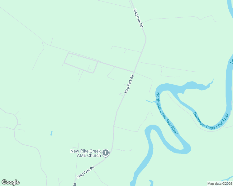 map of restaurants, bars, coffee shops, grocery stores, and more near 6670 Stag Park Road in Burgaw