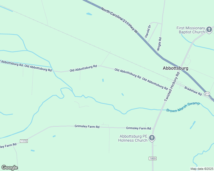 map of restaurants, bars, coffee shops, grocery stores, and more near 467 Old Abbottsburg Road in Bladenboro