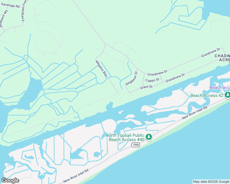 map of restaurants, bars, coffee shops, grocery stores, and more near 200 Waterway Drive in Sneads Ferry