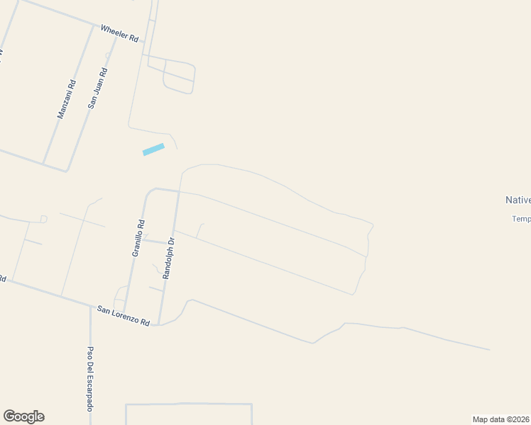 map of restaurants, bars, coffee shops, grocery stores, and more near 23 Granillo Road in Veguita