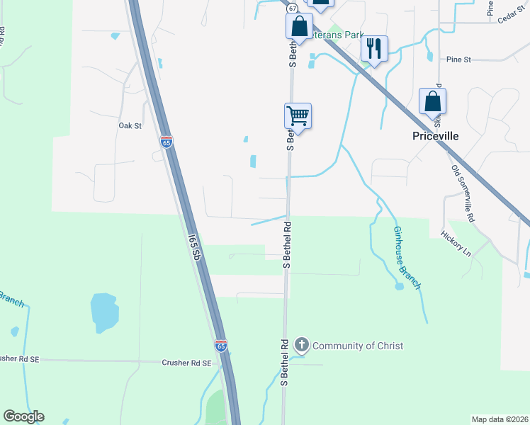 map of restaurants, bars, coffee shops, grocery stores, and more near 37 Livingstone Lane in Decatur