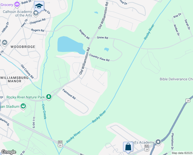 map of restaurants, bars, coffee shops, grocery stores, and more near 1009 Sand Palm Way in Anderson